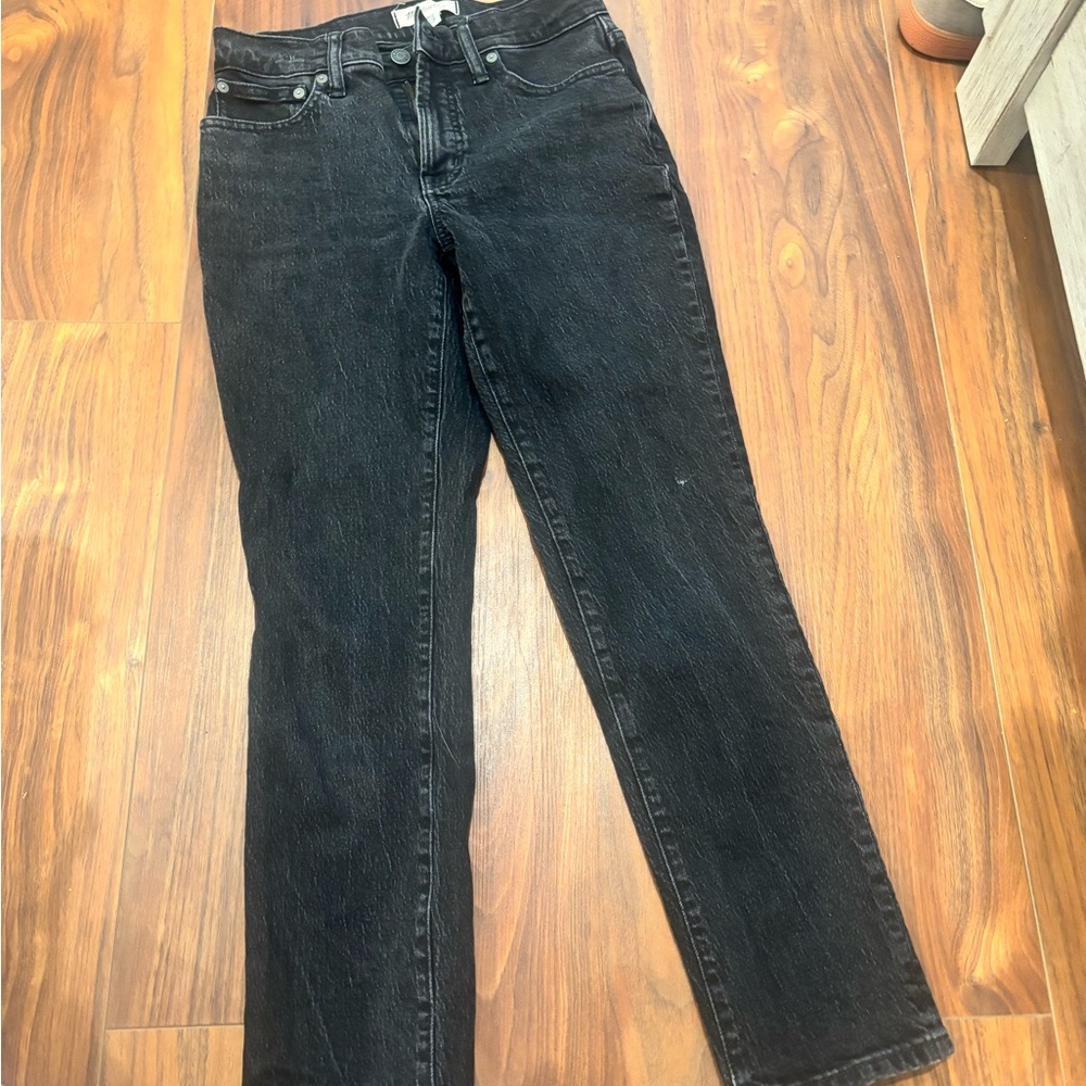 Madewell Women's Black Straight Leg Jeans